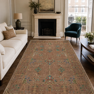 <b>Rug</b> Weavers RW3051 Peony Moss Floral Washable <b>Rug</b> Dropshipping Wholesale Washable Chenille 10 Sizes - Product Image 1
