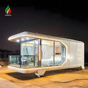 Роскошный эко-сборный 20 футов 40-футовый стальной передвижной дом, готовый дом и офис, открытый космос, капсула, домашняя зеленая капсула - Product Image 5