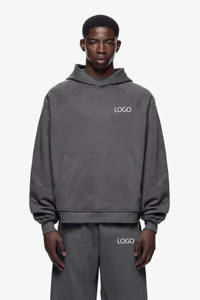 Conjunto Deportivo de Invierno de 2 Piezas para Hombre y Mujer, con Capucha y Cordón Ajustable, de Lujo, Grueso, con Logotipo Personalizado al por Mayor - Product Image 4