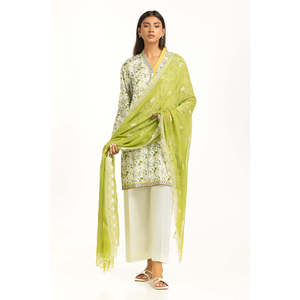 IUSTKSD-1057 Ensemble décontracté 3 pièces à col en V, manches longues, coupe ample, imprimé floral, respirant, pour l'été - Product Image 4