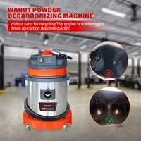 Solary EC601 1300W Aspirador de Polvo con Carcasa de Nogal, Tanque de 15L, Máquina de Limpieza de Carbono para Motores, Limpiador de Válvulas de Admisión con Filtro de Polvo