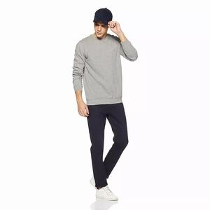Sweat-shirt pour hommes à col rond de haute qualité avec logo personnalisé sans marque coupe régulière polaire écologique 250g coton maximiser l'usure pour - Product Image 5