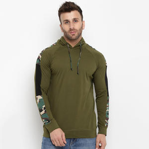 Sudadera con capucha y cremallera para hombre, de algodón grueso, corte ajustado, forro polar, talla grande, color liso, bordada, para otoño, OEM - Product Image 2