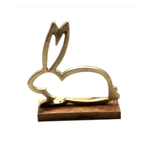 Esculturas de ardilla de aluminio de nuevo diseño, figuritas abstractas, acabado de latón para el hogar, sala de estar, Decoración de mesa, escultura - Product Image 2