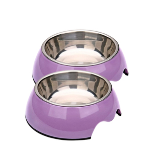 ชามและเครื่องให้อาหารสัตว์เลี้ยงทำจากสเตนเลสทรงกลมฉลากตามแบบมีสไตล์สำหรับผู้ส่งออกอินเดีย - Product Image 4