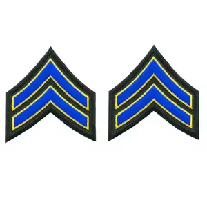 2025 parches bordados de Chevron de uniforme de alta calidad para chaquetas profesionales insignias personalizadas y recorte de insignias - Product Image 1