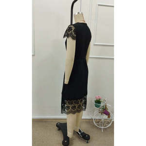 Vestido Mini Aerobin de Manga Corta con Cuello en V y Detalle de Encaje para Mujer de Jane's, Elegante y Casual para Usar de Día y de Noche - Product Image 6