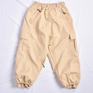 Pantalones de nieve de carga holgados, pantalones de gran tamaño, ropa de calle personalizada, snowboard, traje de esquí de pierna ancha holgado Unisex, pantalones de hombre, poliéster 100% - Product Image 1