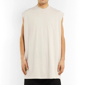 Top verano hombres camiseta sin mangas secado rápido transpirable tamaño personalizado ropa de Fitness estilo liso ropa activa para adultos - Product Image 1