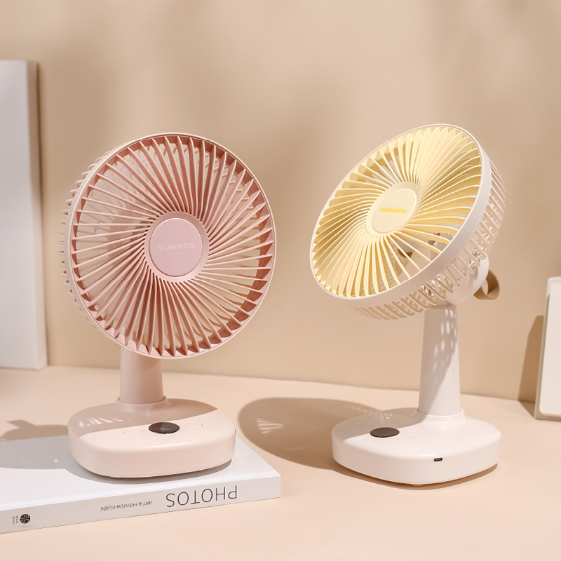 Portable Desktop USB Fan Silent Rotating Compact Small Fan for Home and Office Customizable Gift Factory Wholesale