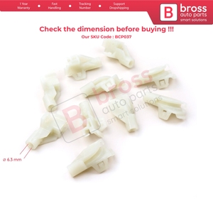 BCP037 ชุดเชือกปลายสายเคเบิล 10 ชิ้น สำหรับกลไกม้วนหน้าต่าง รุ่น BCP037 - Product Image 5