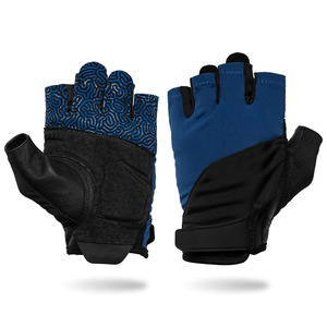 Guantes de gimnasio de medio dedo unisex para entrenamiento y levantamiento de pesas, ejercicio físico, entrenamiento hecho de cuero para deportes - Product Image 1
