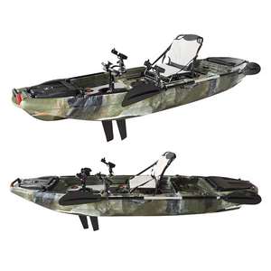Kayak Inflable de Velocidad, Bote de Pesca Inflable de PVC Engrosado con Piso de Aire, Accesorios para Botes Inflables para Deportes Acuáticos - Product Image 1