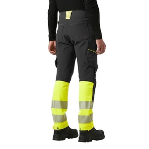 Pantalons de travail haute visibilité pour hommes, avec bandes réfléchissantes, pantalons de sécurité, fabrication sur mesure, OEM, marque privée, fournisseur d'usine, fabricant - Product Image 2