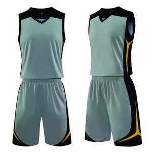 Uniforme deportivo de baloncesto por sublimación de diseño personalizado, conjunto de ropa de equipo de diseño impreso de secado rápido para uniforme de baloncesto - Product Image 3