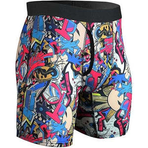 Sous-vêtements pour hommes, caleçons de sport, longs, de qualité supérieure, en polyester/élasthanne tricoté, taille classique XXL, personnalisable - Product Image 2