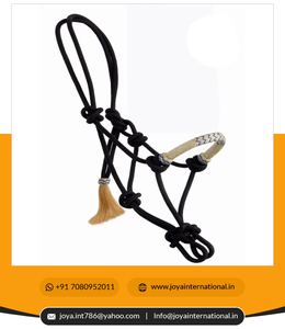 Logo personnalisé corde en nylon licou cheval tack nez bande tressée par cuir brut RH00111/112/1113/114/115/116 corde de plomb - Product Image 3