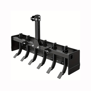 Cuchilla de caja de tractor de alta resistencia para nivelación de terrenos, nivelación de suelos, marco de acero duradero con desgarrador - Product Image 4