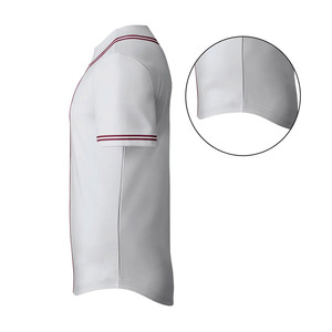 เสื้อเจอร์ซีย์เบสบอลติดกระดุมเสื้อเจอร์ซีย์สีทึบผลิตจากปากีสถาน - Product Image 6