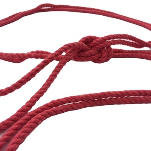 S.N.HANDICRAFTS Ceinture en corde de coton rose faite à la main, design nautique, longueur réglable, élégante - Product Image 1