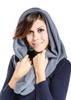 Écharpe/Châle Sasha Polyvalente Imprimée 100% Cachemire pour Femme – Accessoire d'Hiver Long et Élégant, Style Décontracté, Coiffe Personnalisable, Fabriqué en Italie