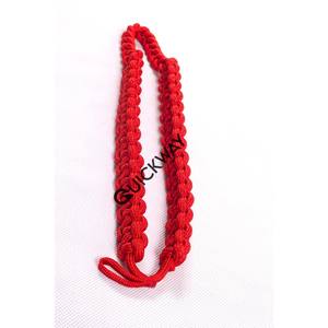 Cordon d'épaule tressé rouge écarlate pour uniforme de cérémonie - Fournisseur d'accessoires - Product Image 2