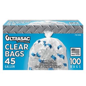 Ultrasac Durable Kitchen Trash <b>Bags</b> 13 Gallon Strong Drawstring Waste <b>Bags</b> OEM Supply - Product Image 4