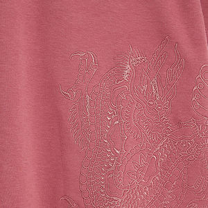 Camiseta de Cuello Alto para Hombre 2024, Transpirable, Ecológica, Antiarrugas, Color Personalizado, 100% Algodón, Impresión Serigráfica, a la Moda - Product Image 6