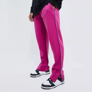 2025 Custom Logo Design High Waist <b>Men's</b> Flared <b>Trousers</b> High Quality Solid Material Printed Flare <b>Trousers</b> for <b>Men</b> OEM - Product Image 1