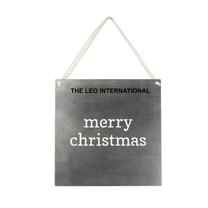 ขายตรงจากโรงงาน ของตกแต่งผนังคริสต์มาสทันสมัย ดีไซน์รถเลื่อนคริสต์มาส ของขวัญ งานศิลปะโลหะตกแต่งผนัง - Product Image 6