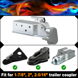 Verrous universels jaunes Vypart pour attaches de remorques de 1-7/8 à 2-5/16 pouces, pièces et accessoires pour camping-cars - Product Image 3