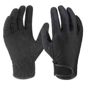 Guantes ecuestres profesionales con agarre fuerte y tela suave para entrenamiento de equitación y competición al aire libre - Product Image 4