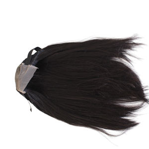 Peluca frontal con cierre de cabello virgen vietnamita con encaje y trama única Natural mejor encaje transparente HD para mujeres negras - Product Image 6