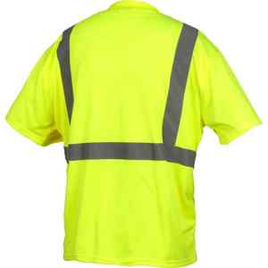 Camiseta reflectante con logotipo personalizado para hombre, camiseta de seguridad reflectante de alta visibilidad, ropa de trabajo de alta visibilidad, camiseta personalizada de media manga 2025 para hombre - Product Image 2