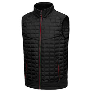 Venta al por mayor OEM/ODM chaleco acolchado sin mangas Chaleco de burbujas personalizado invierno utilidad Chaleco de gran tamaño para los hombres - Product Image 1