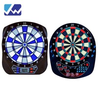 Cadeaux de Noël 2022 directement de l'usine - Cible électronique WQ-89 avec écran LED, 6 fléchettes et 40 pointes, 21 jeux, 1 à 8 joueurs
