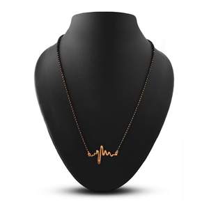 Mangalsutra tradicional de calidad superior con acabado antiguo disponible a precios al por mayor de La India - Product Image 1