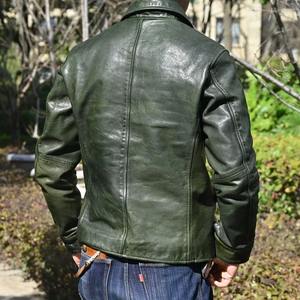 Classic <b>B3</b> <b>Bomber</b> <b>Jacket</b> for Men Genuine Leather Sheepskin Shearling Decoration Winter Nonwoven <b>Jacket</b> - Product Image 2