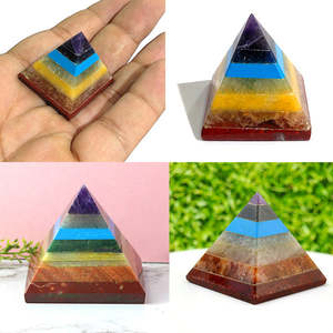 คริสตัลเฟิงสุ่ย 7 จักระ รูปทรงพีระมิด - Product Image 2