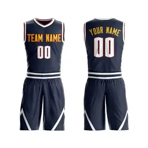 Proveedor directo de fábrica, uniforme de baloncesto cómodo, diseña tu propio uniforme de baloncesto con logotipo - Product Image 3