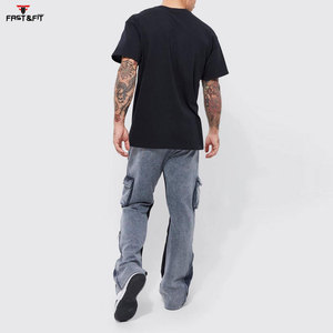 Última colección de estilo Hombres Joggers lavados al ácido Mejor proveedor Pantalones de hombre en diferentes tamaños y colores - Product Image 2