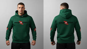 Masque intégral d'hiver pour homme, capuche en polaire, streetwear tactique, sweat-shirt surdimensionné avec fermeture éclair, respirant, grande taille - Product Image 2