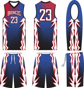 Último Diseño Personalizado de Uniformes de Baloncesto para Jóvenes, Conjuntos de Uniformes de Equipo, Ropa de Baloncesto Sublimada - Product Image 4