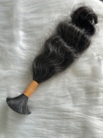 Extensions de cheveux naturels indiens Remy bruts Arrow Exim, ondulés, en vrac, tissés à la main, sans produits chimiques, toutes couleurs, en lots