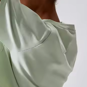 Camisetas recortadas informales para mujer Tela de punto de algodón suave Impresión digital disponible en colores personalizados al por mayor - Product Image 2