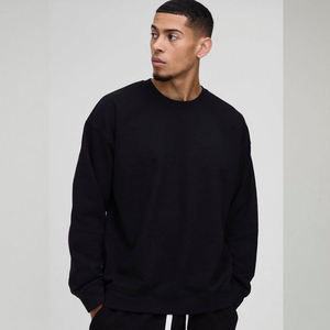 Sudadera de Invierno Extra Grande para Hombre, Abrigo con Forro Polar, Cuello Redondo, Estampado Personalizado, Ropa Urbana OEM - Product Image 1