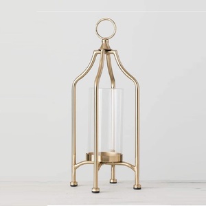 Portavelas de Metal de lujo moderno, para el hogar Decoración elegante, diseño de relámpago estilista para boda, Navidad, ocasiones especiales diarias - Product Image 4