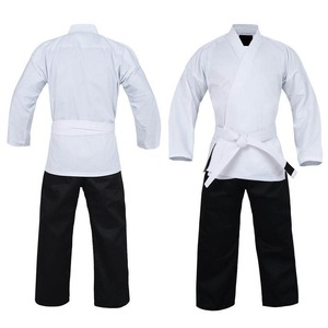 Conjuntos de Uniformes de Karate Unisex Transpirables de Poliéster/Algodón para Sesiones de Práctica Regular que Ofrecen Flujo de Aire, Movimiento Fácil y Equilibrio - Product Image 4