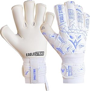 Guantes de Portero de Cuero Premium Personalizables Ajuste Personalizado Venta al por mayor Fútbol Latex Grip - Product Image 4