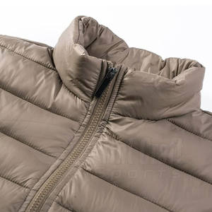 <b>Men's</b> Stand Collar Polyester Puffer Jacket High Street Style Plain Dyed <b>Winter</b> <b>Coat</b> Online Sale <b>Cheap</b> Price - Product Image 3